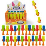 IPIDIPI TOYS Jumping Rockets Poppers - Spring Launcher Toys for Kids - Halloween Party Favors and Stuffers - School Prize Box, Classroom Goodie Bag Fillers, Birthday and Halloween Games - (Pack of 24)