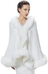 BEAUTELICATE Women’s Faux Fur Wrap 