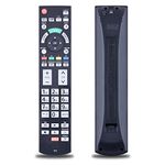 PZL N2QAYB000862 Replacement Remote Control fit for Panasonic HDTV Viera Plasma TV TC-P60ZT60 TC-P60VT60 TC-P65VT60 TC-P65ZT60 TC-58AX800U TC-65AX800U TC-P55VT60 TC-P55ST60 TC-P65ST60 TC-P50ST60