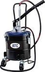 ATC HEAVY DUTY BUCKET GREASE GUN FOR EFFORTLESS GREASEING ON APPLICATIONS WITH 6000PSI (6KG, WITH WHEELS)