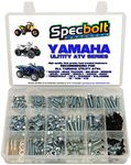 250pc Specbolt Bolt Kit for Yamaha UTILITY ATV including all Grizzly Warrior Wolverine Big Bear Tracker Breeze Timberwolf Rhino YFM YTZ for Maintenance & Restoration using OEM Spec Fasteners for Quads