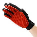 PET FUN® Single-Sided Pet Grooming Hnad Glove for Dogs & Cats Care – 255 Silicone Tips | Deshedding, Massaging & Bathing Rubber Glove Brush | Right Hand | Adjustable Strap – (Colour May Vary)