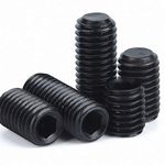 Immech - M3 X 3mm Allen Grub Screw,Hex Socket Set Screw-HT,Bright Finish, Machine Thread, Quantity - 10 Pcs