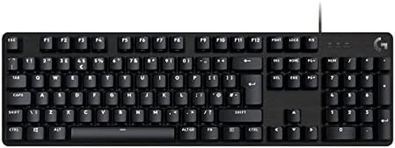 Logitech G413 SE Full-Size Mechanical Gaming Keyboard - Backlit Keyboard with Tactile Mechanical Switches, Anti-Ghosting, Compatible with Windows, macOS, QWERTY UK English Layout - Black