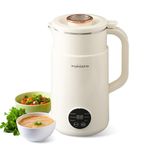 The Better Home Fumato 800ml Automatic Soup Maker & Nut Milk Maker | 6 Presets for Vegan Milk (Almond, Soy, Oat), Smoothies & Purees | 600W Fast Heating, 304 Stainless Steel Interior, 1 Year Warranty