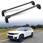 Snailfly Heavy-Duty 220 lbs Load Capacity, Upgraded Crossbars Fit for 2021-2025 Jeep Grand Cherokee L and 2022-2025 Grand Cherokee WL Roof Rack Cross Bars Cargo Accessories