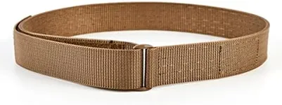 WOLF TACTICAL Heavy Duty Simple EDC Belt - Stiffened 2-Ply 1.5” Nylon Gun Belt for Concealed Carry, Holsters, Pouches