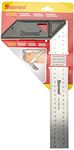 Starrett Carpenter Square - K53M-250-S Stainless Steel Angle Ruler Carpentry 250mm (10”) - Aluminium Alloy Handle for Craftsman Woodworking