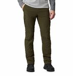 Columbia Men's Convertible Hiking Trousers, Olive Green 319, 32W / 36L