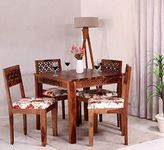 B. N. FURNITURE Solid Sheesham Wood Dining Table With Chair || Dining Table Set || Dinner Table For Dining Room Living Room Home And Office Furniture || Dining Room Furniture (Traditional 7)