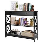 ZenStyle 3 Tier Console Table with 