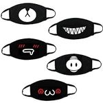 Xshelley 5 Pack Mouth Mask, Unisex 
