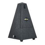 M360 AUPHY Mechanical Metronome with Accent Bell, Accurate Tempo, Classic Pyramid Design, Easy to Use, Suitable for Piano, Guitar, Drums, Saxophone, etc., Black