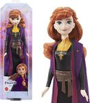 Mattel Disney Frozen Toys, Anna Fashion Doll & Accessory with Signature Look, Inspired by the Frozen 2 Movie