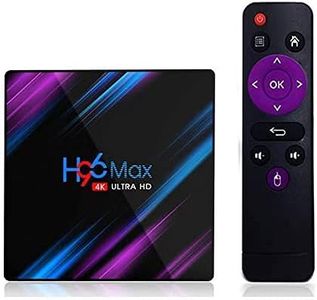 AUSHA® 4K Mini PC Box with H.265 Decoding,RK3318 Quad Core 64 Bit Processor,Android 10, 4GB Ram 32 GB ROM, Voice Assistant, Support 2.4G/5.0G Dual WiFi