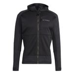 adidas Mens M Terrex TECH FLOOCE Hooded Jacket Black S
