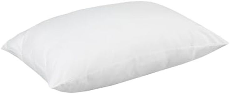 Dreamaker 100% Cotton Pillow Protector, Standard Size Cover, Twin Pack Case | Breathable, Hypoallergenic, Moisture & Temperature Control | Purafresh Treated & Anti-Dustmite Protection