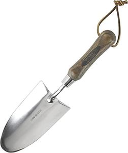 Spear & Jackson Garden Hand Trowel - Stainless Steel Blade, Standard Hardwood Handle SJ-5030TR, Blue