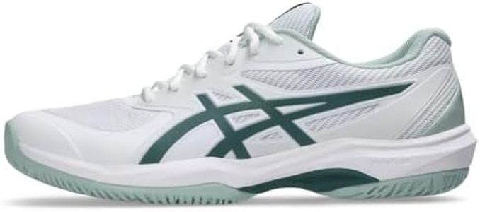 ASICS Mens Game FF White/Dark Neptune Tennis Shoes - 9 UK (1041A489.104)