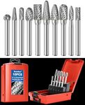 Sworker 10Pcs Carbide Burr Set 1/4