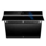 Tieasy Under Cabinet Range Hood 30 inch,Wall Mount Kitchen Hood 900 CFM with Heating Auto-cleaning Function, Gesture& Touch Control,Tempered Glass Surface Vent Hood 3 Speed Exhaust Fan,Baffle Filters