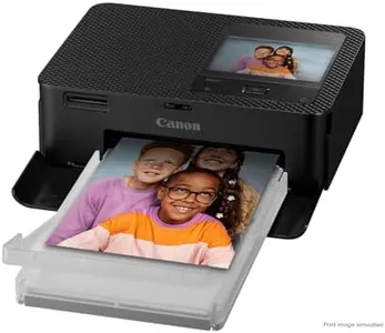 Canon SELPHY CP1500 Compact Photo Printer, Portable Photo Printer, Instant Photo Printer, Mobile Friendly, AirPrint, Black