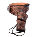 Hulara-Full Grain DD Harness Buff Leather Western Gun Holster für Herren Heritage Rough Rider 22 357 Magnum Holster Cowboy Gun Belt and Holster .38 .44 .45 .356 .358 Cal Revolver Holster…