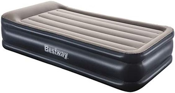 Bestway Air Bed Twin Inflatable Mattress Sleeping Mats Home Camping Built-in Pump & Pillow