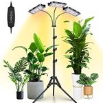 Grow Light, LORDEM Tri-Heads Grow Light with Stand for Indoor Plants