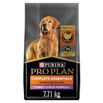 Purina Pro Plan Dry Dog Food, Complete Essentials Shredded Blend Turkey & Rice - 7.71 kg Bag (1 Pack)