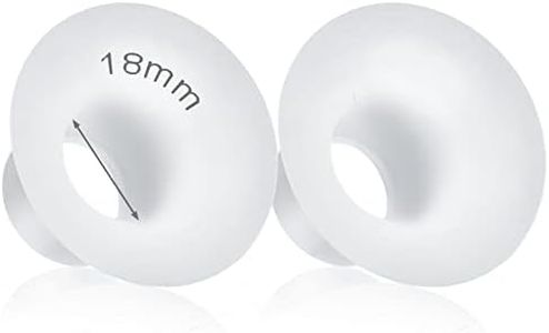 Durceler 18mm Silicone Flange Inserts Compatible with for Spectra S1 S2, Medeal Freestyle, Pump in Style, Harmony, Swing, S9 S10 S12 Pro Hands-Free Wearable Breast Pump, Reduce 24-25mm Tunnel to 18mm