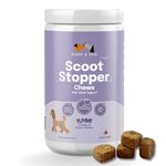 Buddy & Lola Scoot Stopper Anal Gland Chews For Dogs - High Fibre Chews To Stop Scooting and Licking Under Tail with Natural Fibre Ingredients For Dogs Dandelion Root, Pumpkin Powder and Beet Pulp