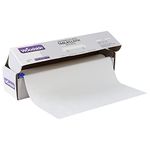 Woodside Disposable Plastic Table Cloth Roll for Parties, Barbecues, Events etc, 33m x 1.35m, White