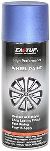 EASTUP Premium Metallic Flash Dark Blue Acrylic Enamel Wheel Paint - Brilliant Finish, High Durability, Fade-resistant, Quick Drying Rim Coating Spray Paint.