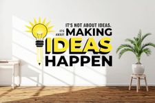 Sky Flying Creative Teamwork Think Idea Innovate Office - Inspirational - Motivational - Quotes - Wall Sticker for Kids Room, Living Room, School, Library (Size - 60CM X 91CM)