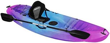 Bluewave Discovery Sit On Top Touring Kayak – Stable & Manoeuvrable – Deluxe Seat & Paddle Package (Northern Lights)