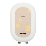 Haier (EI3V-EC3) Instant 3 Litre Vertical, anti corrosion UMC tank, (White), 8 Bar Rated Pressure Water Heater,Warranty-5 Years