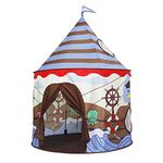 Homfu Kids Tent Playhouse for Children to Play Indoor Garden and Outdoors Toy Princess tents for Girls (brown)