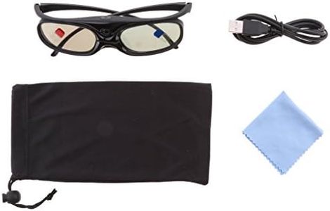 MERISHOPP® 3D Glasses for Dlp-Link Projectors Active Shutter A. CER/Be. nq/Opt. oma Black