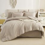 Litanika Queen Comforter Set Oatmea