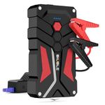 Jump Starter Car Jump Starter Auto Battery Booster Pack 4000A Peak 12V with USB Up to 7.0L Gas or 5.5L Diesel Engine, Lithium Jump Box with LED Light