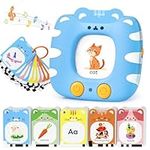 JoyCat Talking Flash Cards for Toddlers, 314 Words+6 Songs, Montessori Toys, Autism Sensory Speech Therapy Toys, Educational Learning Toys, Gift for 2+ Year Old Kids Boys Girls Blue