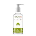 Nature Veda Natural Aloe Vera Gel with Green Tea Extract & Vitamin E | Essential Gel for Anti-Aging Skin Carea and Hair Nurishing | Hydrating and After-sun Soothing Gel (300 ML)