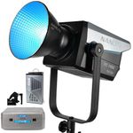 Nanlite FC-720C 750W RGBW LED Video Light, Full-Color Studio Spotlight with 2700K–12000K, CRI 96 TLCI 97, Bowens Mount for Film & Broadcast Production,YouTube, Live Streaming & Photography
