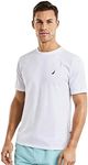 Nautica Men’s Bowen B&T T-Shirt, White, Large