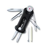 Victorinox Swiss Army Knife - GolfTool - 10 Function Multipurpose Tool for Golfing, Black - 91mm (070523)