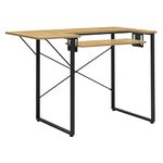 Sewing Online Small Sewing Table, Ashwood Top with Black Legs - Sewing Machine Table with Adjustable Platform & Drop Leaf Extension | Quilting Table/Computer Desk - 13406