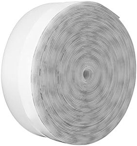 LLPT Weather Stripping Silicone Door Seal Strip 1.8” x 26 Feet Clear Weather Stripping Tape with Adhesive for Door Sealing Window Gap to Block Cold or Hot Air Leaking in Room (ST186)