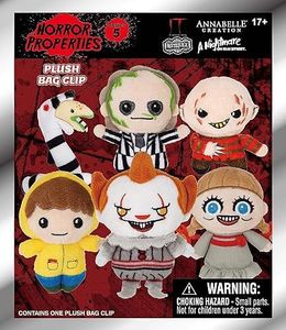 Horror Plush Bag Clip in Blind Bag