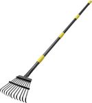 Rake for Leaves,Heavy Duty Garden S